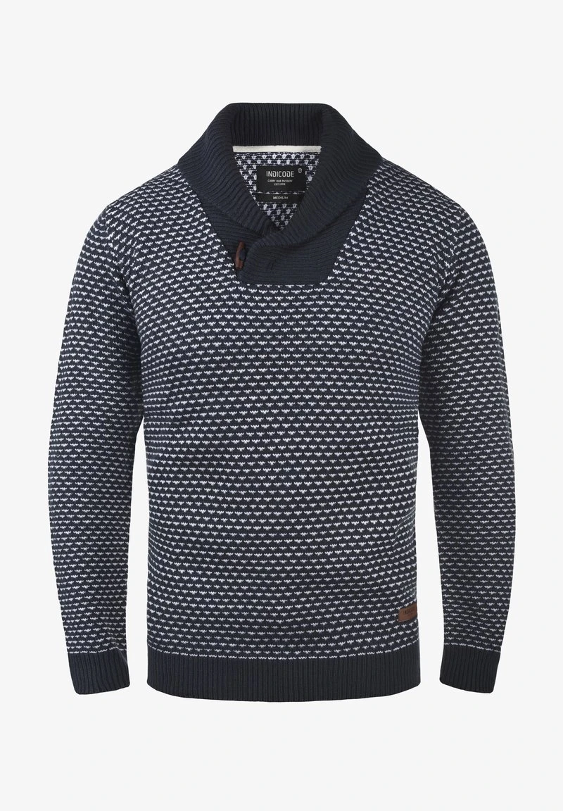 Indicode Jeans IDCOPENT - Strickpullover - Navy - Image 4