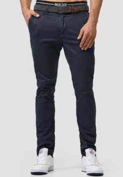 Indicode Jeans WALLER - Chino - Navy