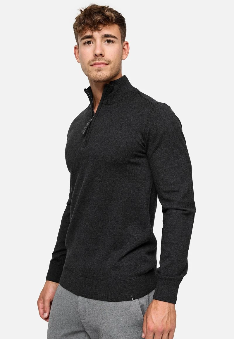 Indicode Jeans GORE - Strickpullover - Charcoal Mix - Image 4