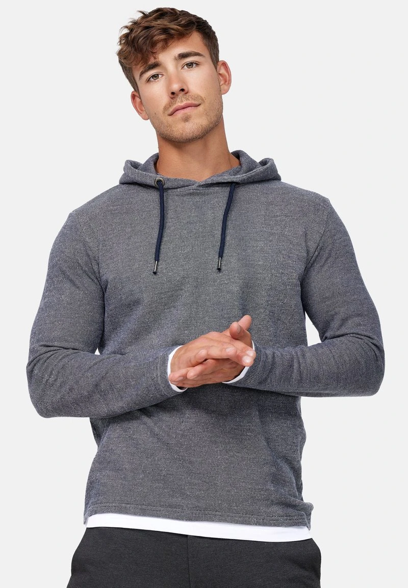 Indicode Jeans LONGIS - Kapuzenpullover - Navy - Image 4