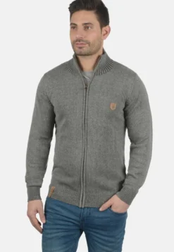 Indicode Jeans IDANDY - Strickjacke - Grey Mix
