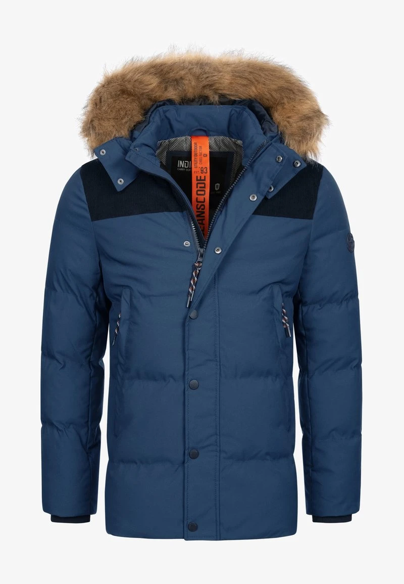 Indicode Jeans HEXYL - Wintermantel - Navy - Image 5