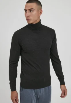 Indicode Jeans IDBADAR - Strickpullover - Charcoal Mix