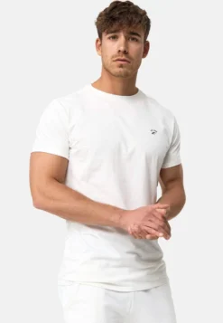 Indicode Jeans KLOGE - T-Shirt Basic - Offwhite