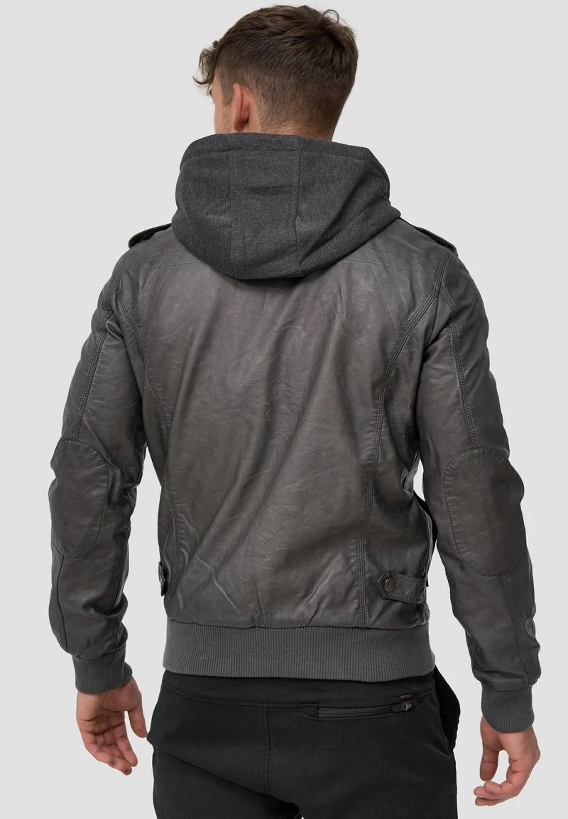 Indicode Jeans AARON - Kunstlederjacke - Raven - Image 5