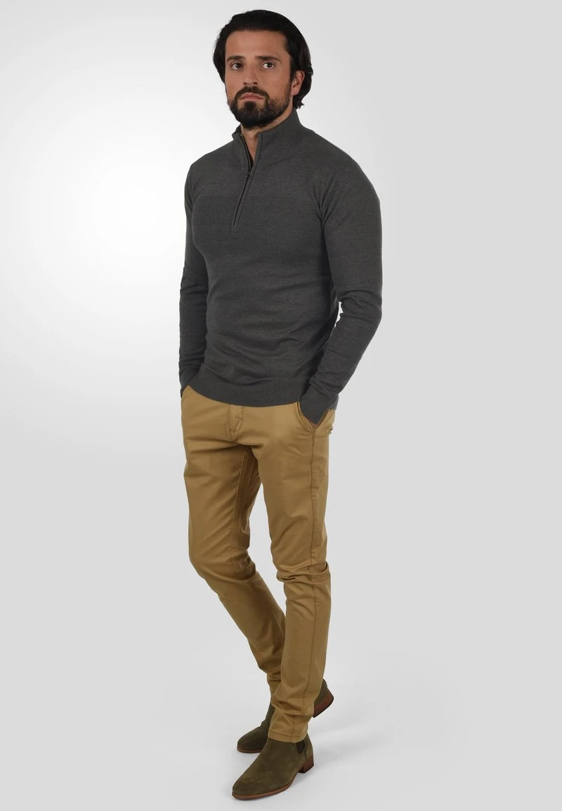 Indicode Jeans IDERNO - Strickpullover - Charcoal Mix - Image 2