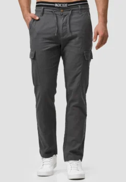 Indicode Jeans Cargohose - Iron