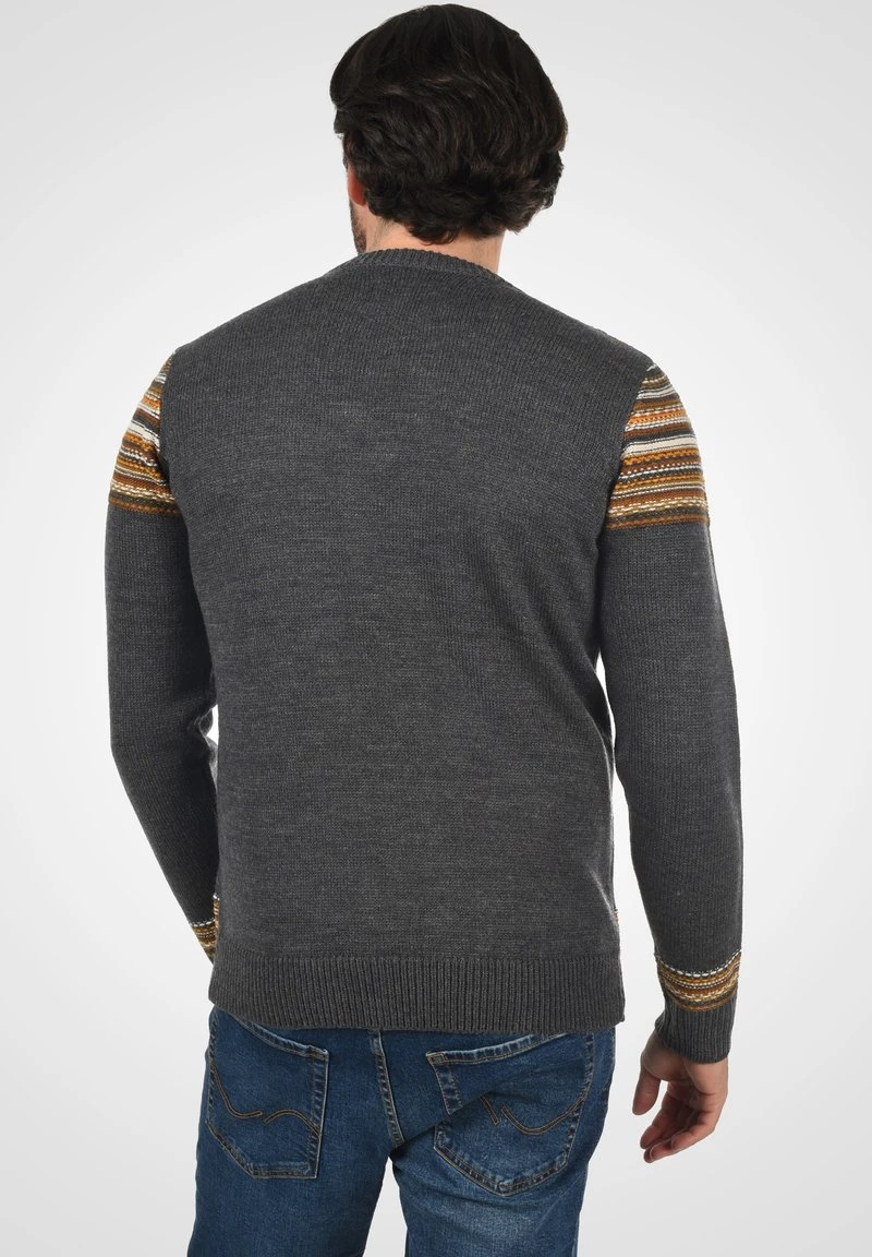 Indicode Jeans IDLURDES - Strickpullover - Charcoal Mix - Image 3