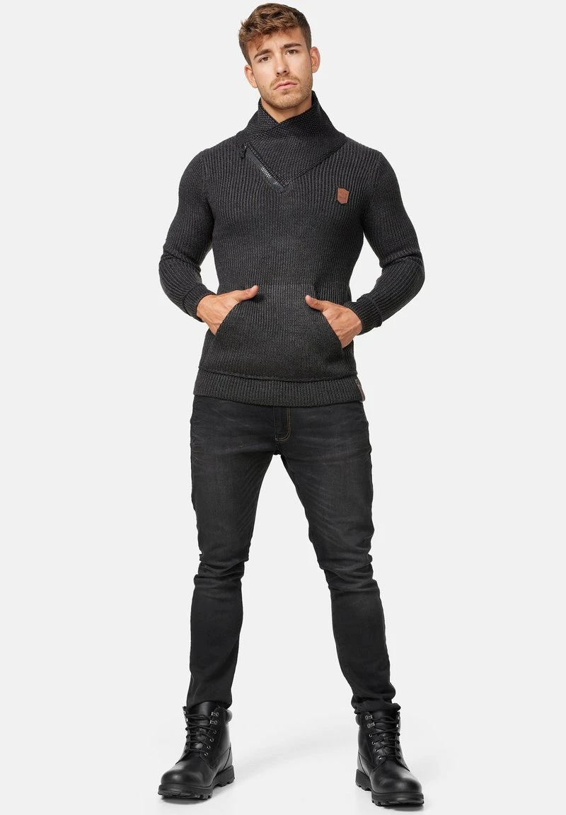 Indicode Jeans DANE - Strickpullover - Raven - Image 2
