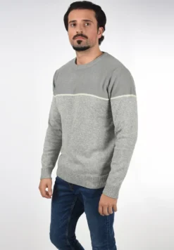 Indicode Jeans IDLYNN - Strickpullover - Light Grey