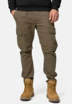 Indicode Jeans WALSH - Cargohose - Army
