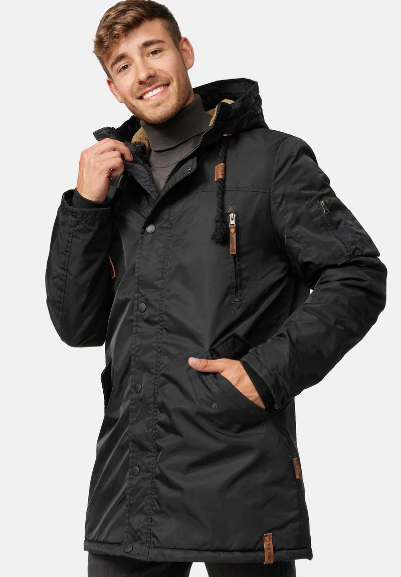 Indicode Jeans BARDSLEY - Wintermantel - Black - Image 4