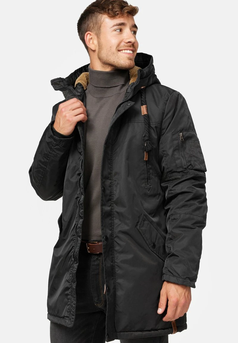 Indicode Jeans BARDSLEY - Wintermantel - Black