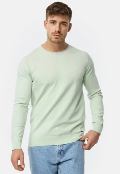 Indicode Jeans GAMAL - Strickpullover - Sea Foam