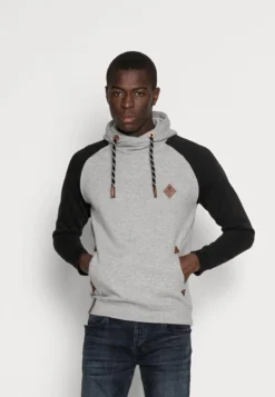 Indicode Jeans DYOTT - Kapuzenpullover - Black Mix