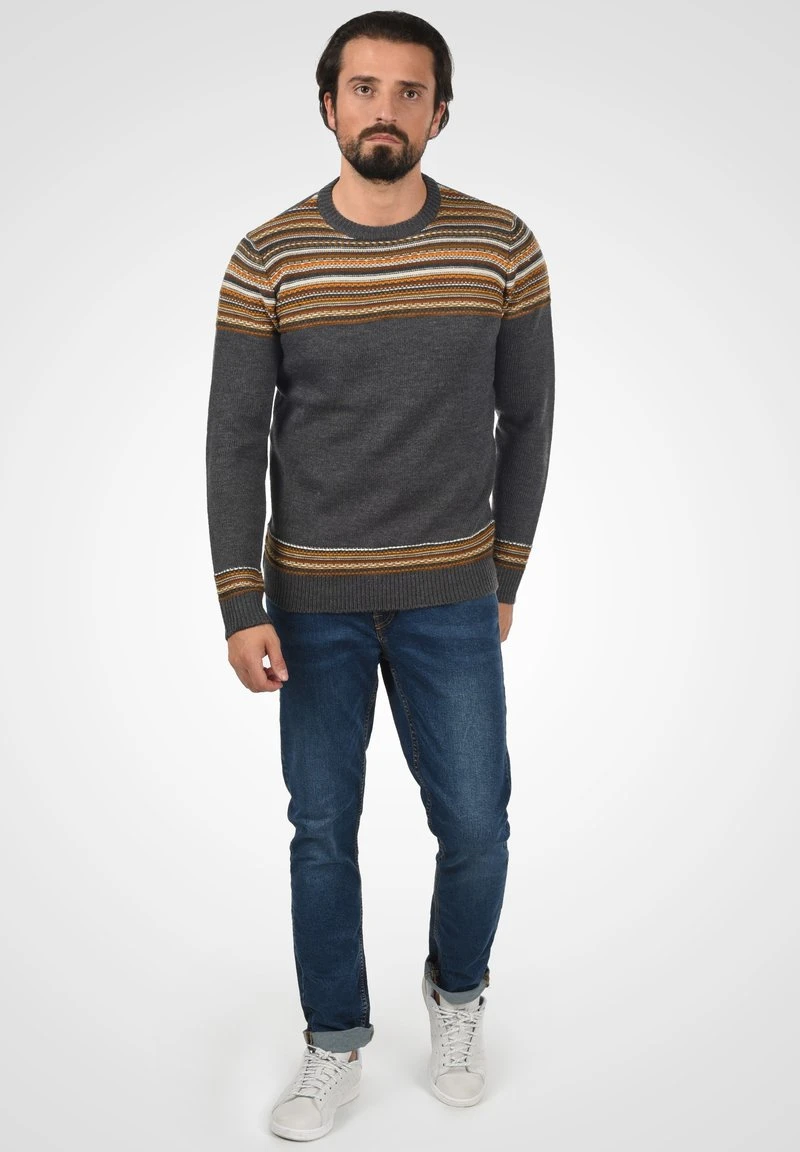 Indicode Jeans IDLURDES - Strickpullover - Charcoal Mix - Image 2