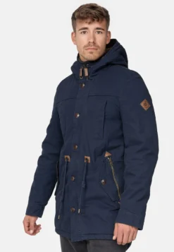 Indicode Jeans Wintermantel - Navy