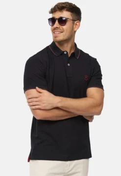 Indicode Jeans WALLO - Poloshirt - Black