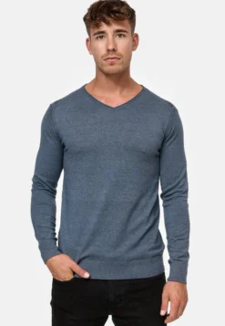 Indicode Jeans BEAM - Strickpullover - China Blue