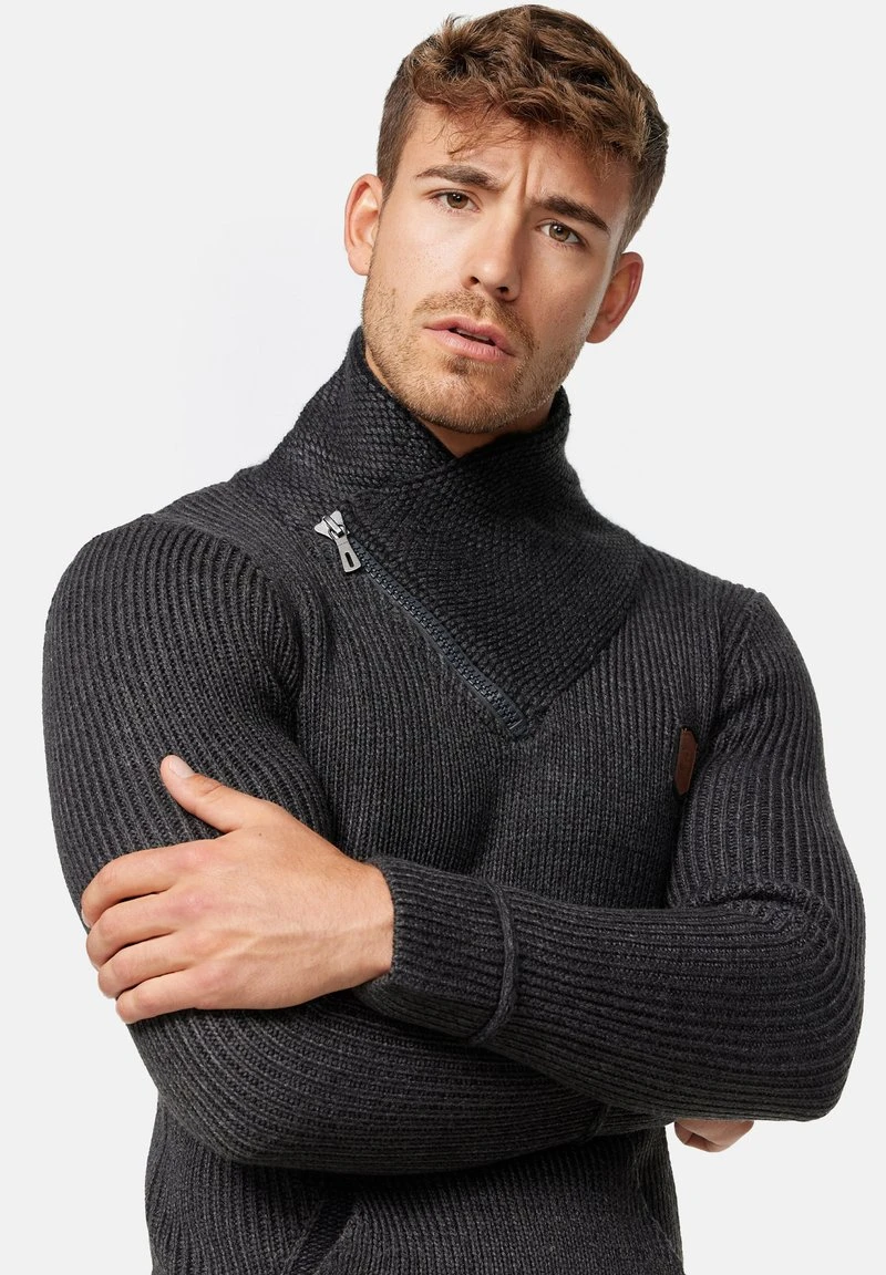 Indicode Jeans DANE - Strickpullover - Raven - Image 4