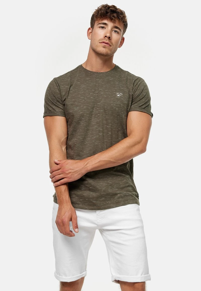 Indicode Jeans KLOGE - T-Shirt Basic - Offwhite - Image 6
