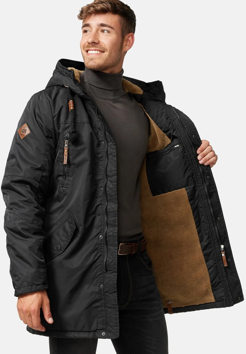 Indicode Jeans BARDSLEY - Wintermantel - Black - Image 3