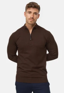 Indicode Jeans GORE - Strickpullover - Dk Brown Mix