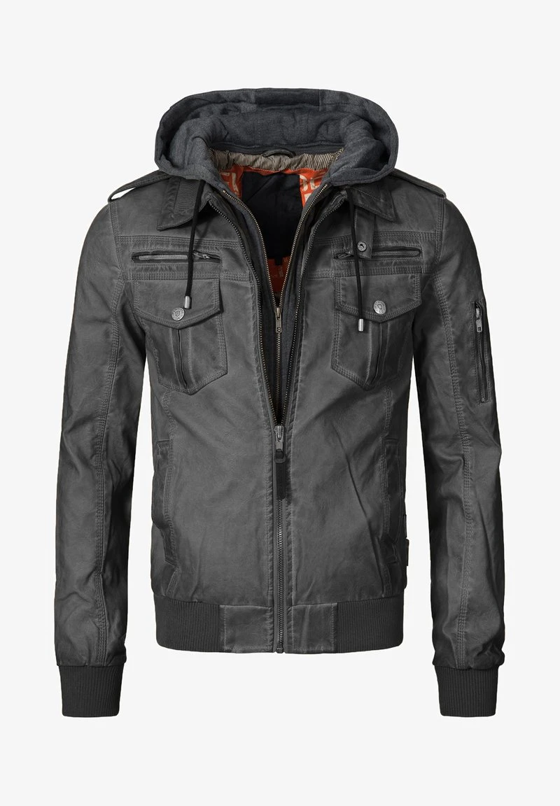 Indicode Jeans AARON - Kunstlederjacke - Raven - Image 6