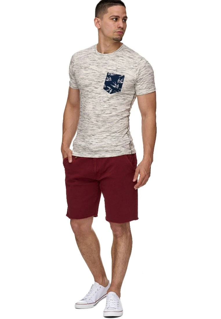 Indicode Jeans BLAINE - T-Shirt Print - Grau - Image 5