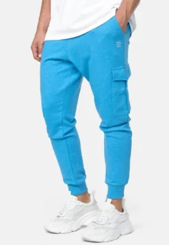 Indicode Jeans BENDNER - Cargohose - Clear Blue Mix