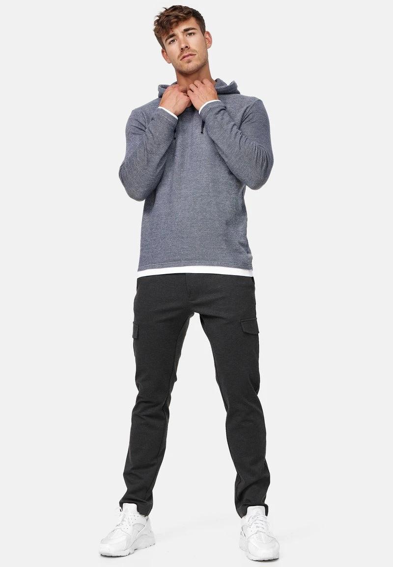 Indicode Jeans LONGIS - Kapuzenpullover - Navy - Image 2